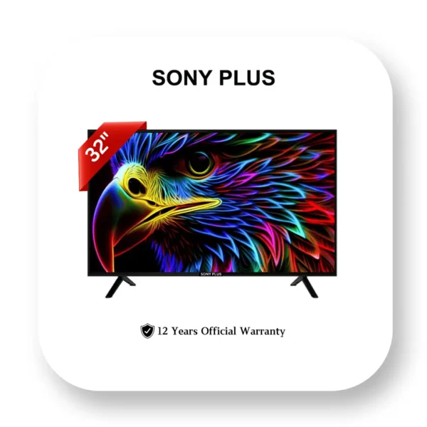 32″ SMART DOUBLE GLASS ANDROID FULL HD LED TV – SONY PLUS