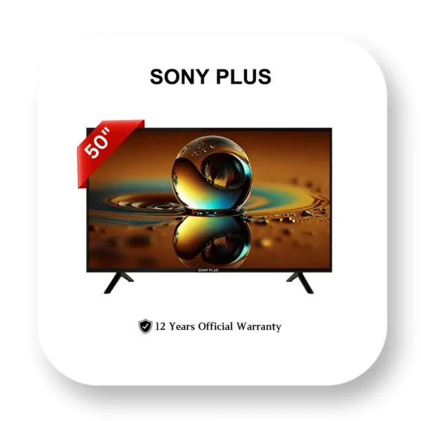 50 INCH SMART ANDROID 4K LED TV – SONY PLUS