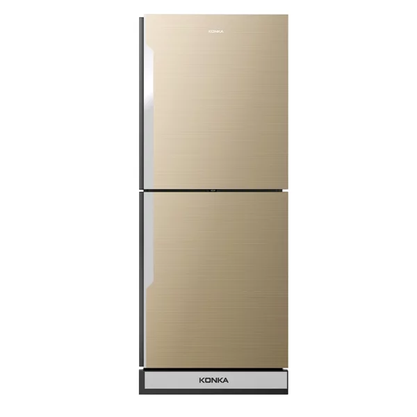 KONKA Refrigerator-KRT-315GB-Golden, Upper Freezer(315 LTR)
