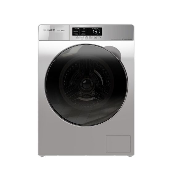Sharp Full Auto Front Loading Inverter Washing Machine ES-FW70EW | 7.0 KG-Light Gray