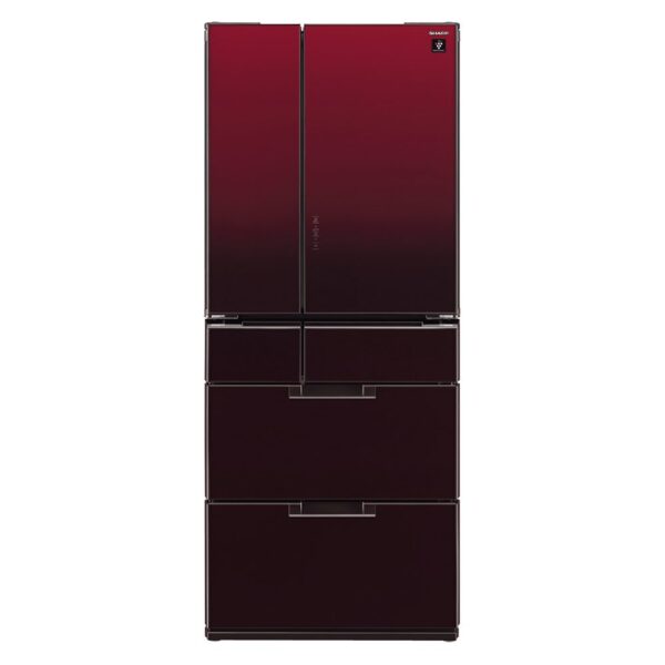 Sharp 6-Door Refrigerator SJ-GF60A-R | 619 Liters - Red